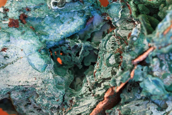Minéraux de malachite verte — Photo