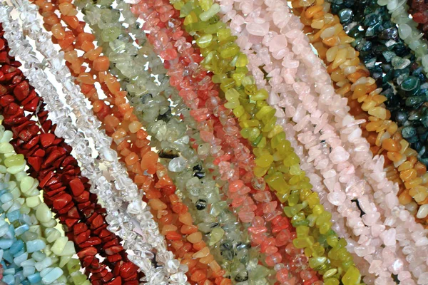 Natural color gems background — Stock Photo, Image