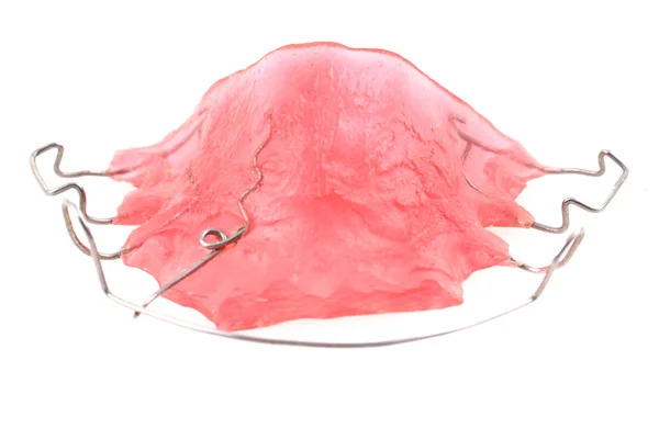 Pink braces isolated — Stock Photo, Image