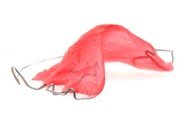 pembe ayraçlar izole