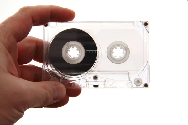 Audio cassette isolated — Stock Photo, Image