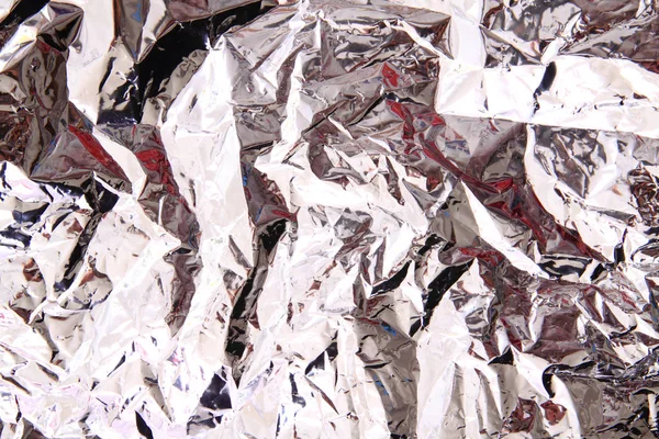 Tekstura folii aluminiowej aluminium — Zdjęcie stockowe