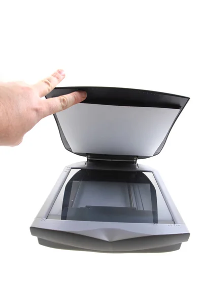 Computer scanner geïsoleerd — Stockfoto