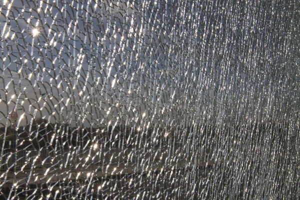 Textura de vidro danificado — Fotografia de Stock
