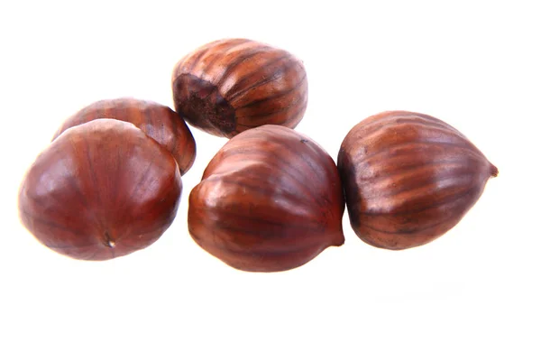 Fresh edible chestnuts — Stock Photo, Image