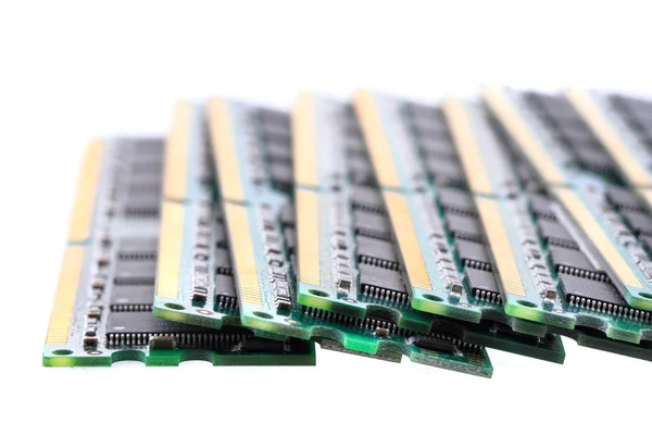 Számítógépes memória chipek — Stock Fotó