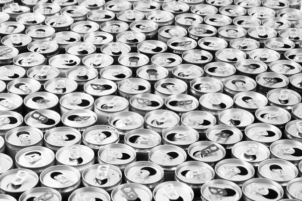 Lattine di alluminio vuote — Foto Stock