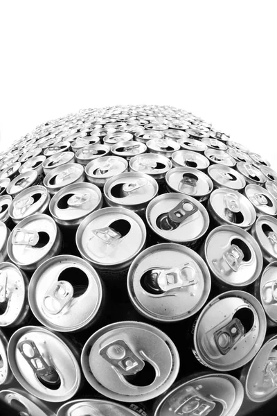 Empty aluminum cans — Stock Photo, Image