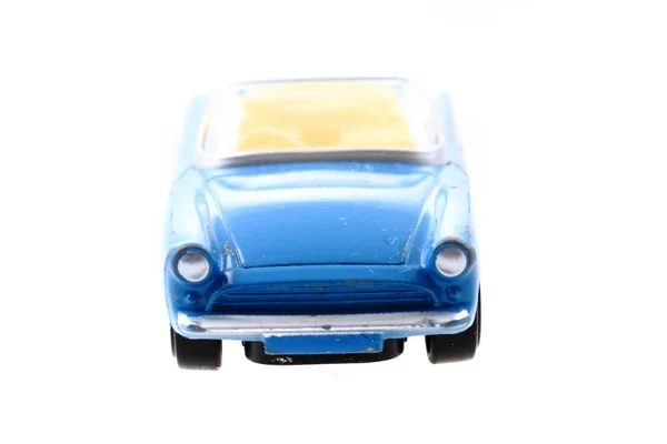 Blue metal toy car — Stock Photo, Image