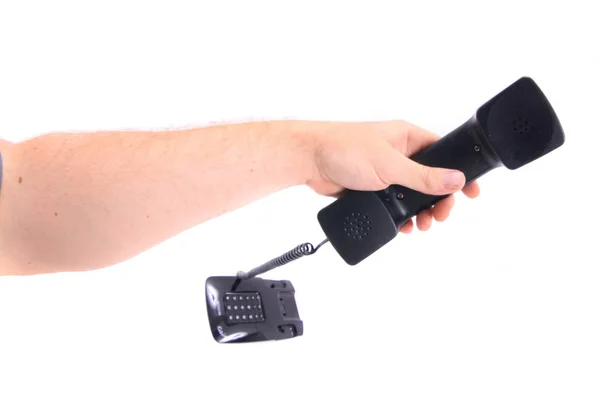 Telephone in the hand — Stock Photo, Image