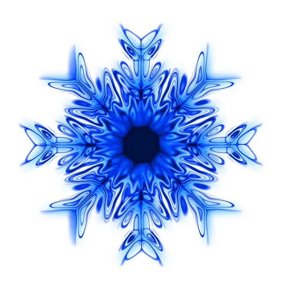 Abstract snow star — Stockfoto