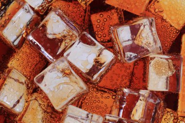 buz küpleri doku ile Cola İçecek