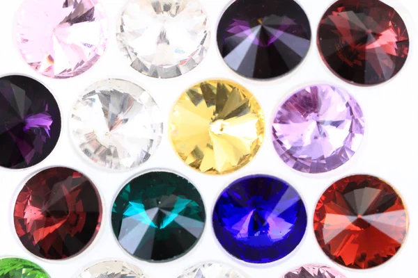 Färg glas diamanter — Stockfoto