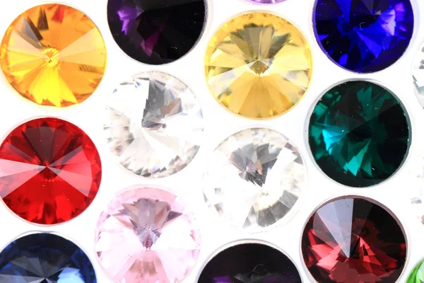 Color glass diamonds — Stock Photo, Image