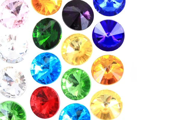 Colore diamanti di vetro — Foto Stock