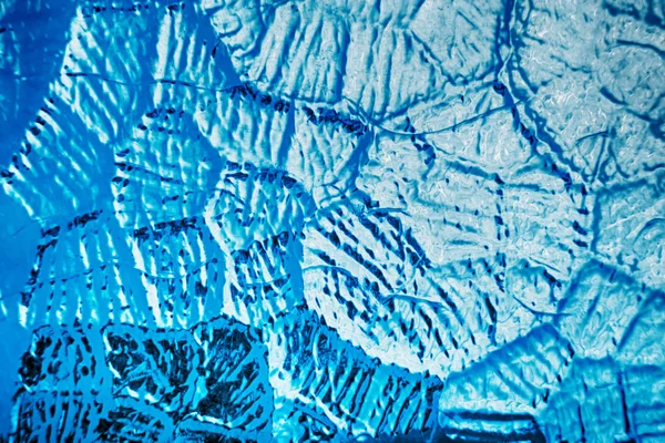 Fundo de gelo azul — Fotografia de Stock