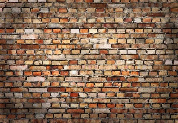 Eski brickwall doku — Stok fotoğraf
