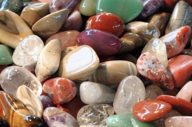 renk taşlar mineral koleksiyon 