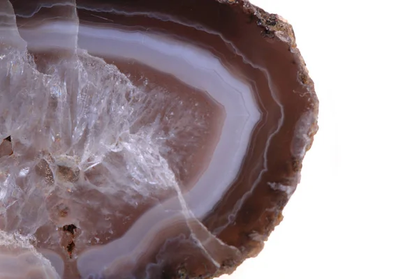 Brown agate texture — Stock Photo, Image
