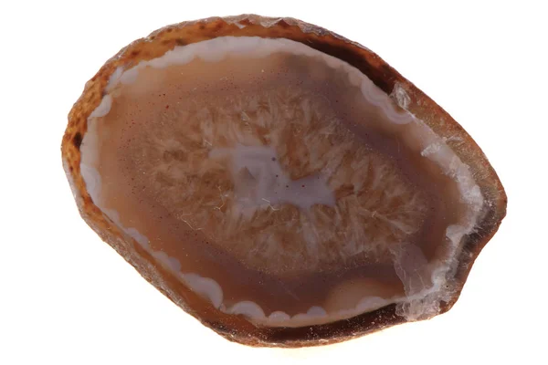 Agate naturel isolé — Photo