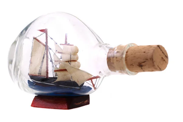 Ship in the bottle — Stock Photo, Image