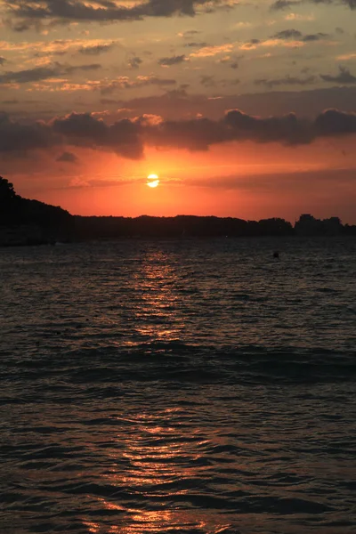 ブルガリアの海の夕日 — ストック写真