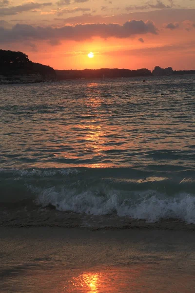 ブルガリアの海の夕日 — ストック写真