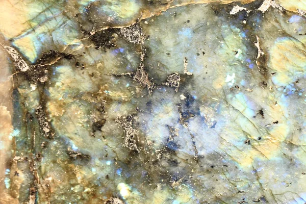 Color labradorita textura mineral — Foto de Stock