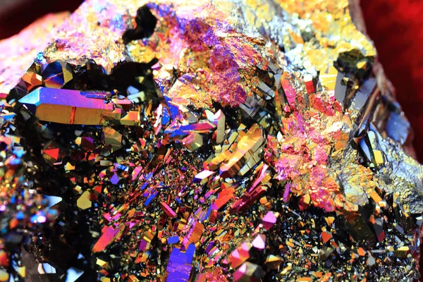 Текстура радужного кристалла — стоковое фото