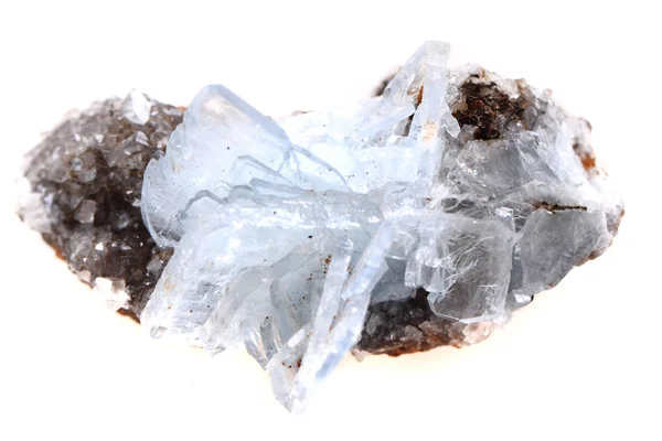 青重晶石鉱物 — ストック写真