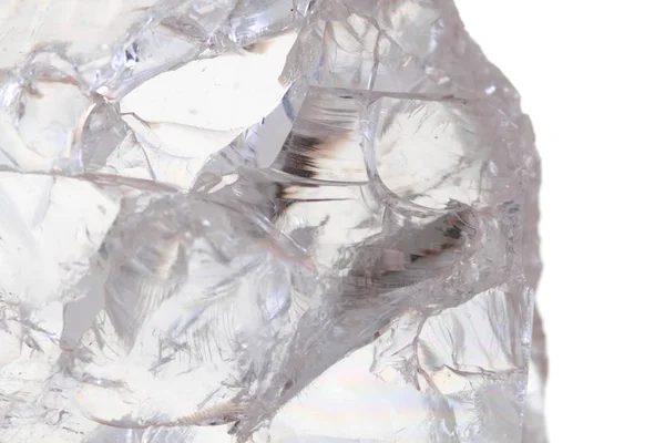 白い結晶鉱物テクスチャ — ストック写真