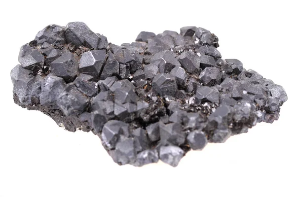 Galena mineral isolado — Fotografia de Stock