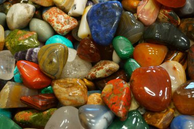 renk taşlar mineral koleksiyon 