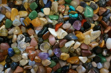 renk taşlar mineral koleksiyon 