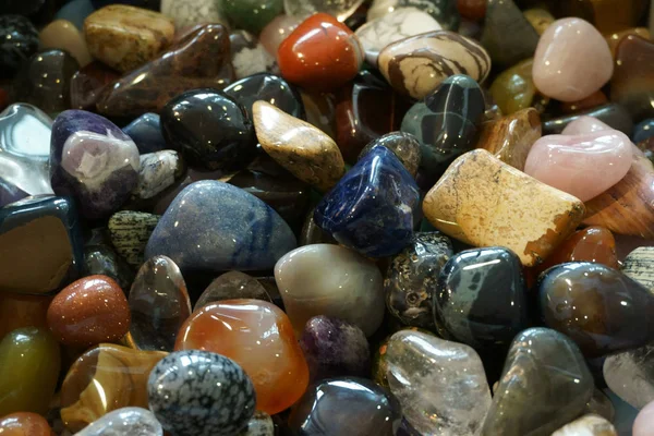 Colección mineral gemas de color —  Fotos de Stock