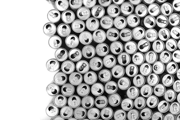 Latas de alumínio vazias — Fotografia de Stock