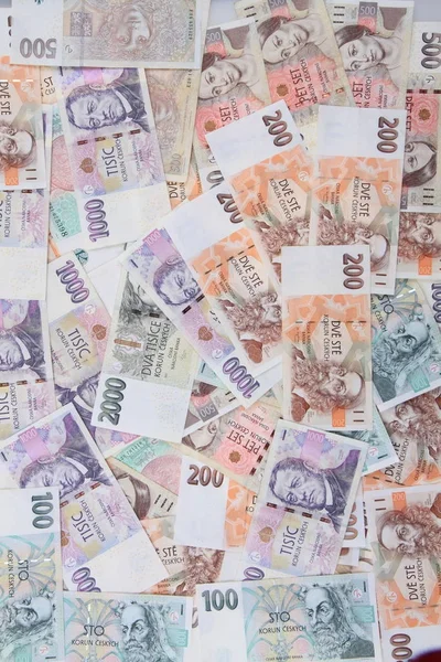 Fondo de dinero checo —  Fotos de Stock