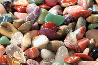 renk taşlar mineral koleksiyon 