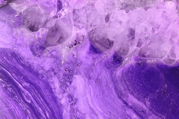 Ametista sfondo viola — Foto Stock