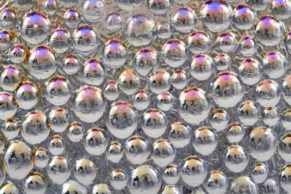 抽象的な水レインボー ドロップ ガラス — ストック写真