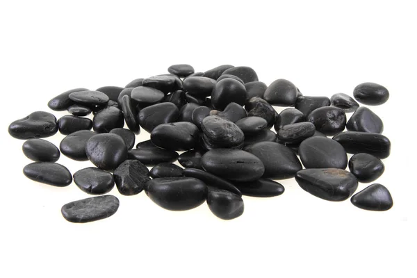 Black stones background — Stock Photo, Image