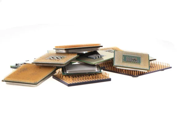 Számítógépes chipek textúra — Stock Fotó