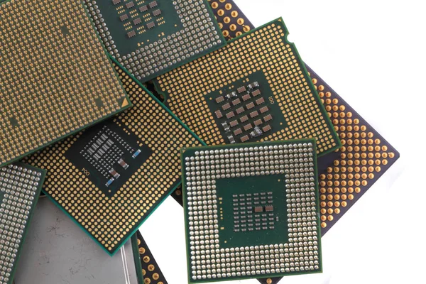 Computer chips texture — Stock Photo, Image