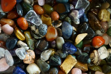 renk taşlar mineral koleksiyon 