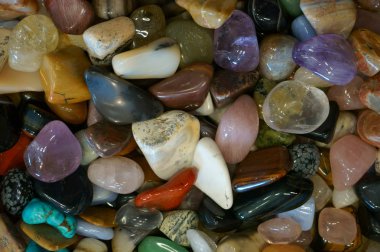 renk taşlar mineral koleksiyon 