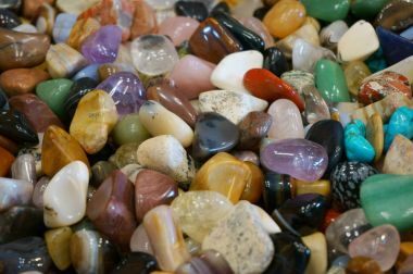 renk taşlar mineral koleksiyon 