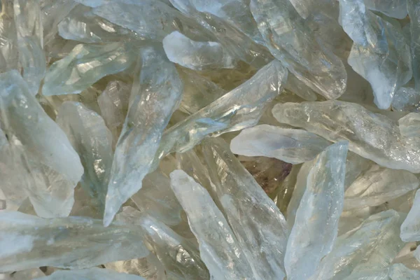 Fundo de cristal de rocha branco — Fotografia de Stock