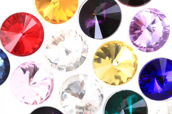 Színes gyémántok textúra — Stock Fotó
