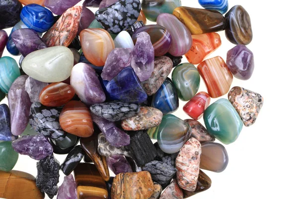 Цвет природных минеральных драгоценных камней — стоковое фото
