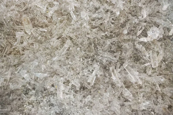 Textura mineral cristalina blanca — Foto de Stock